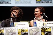 Peter Dinklage ve Michelle Fairley 2013 yılında