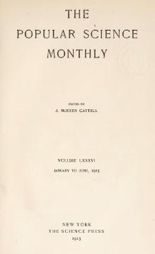 Popular Science Dergisinin Haziran 1915 baskısı