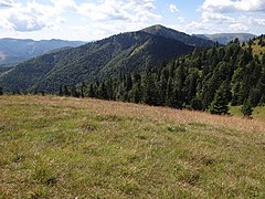 Rakytov i Tanečnica. Widok ze Skalnej Alpy