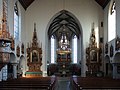 Main altar and side altars