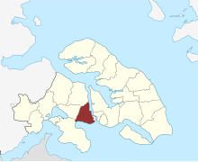 Lage des Dybbøl Sogn in der Sønderborg Kommune