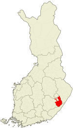 Location of Savonlinna in فن لینڈ