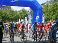 Start zur zweiten Etappe der Luxemburg-Rundfahrt 2007