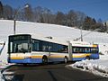 Ein Swisstrolley 2 in La Chaux-de-Fonds