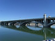 Mill Ave. Bridge was built in 1931 (NRHP). The bridge was added to the National Register of Historic Places in 1981, reference number #81000137,