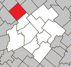 Location within L'Érable RCM.