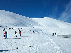 Το χιονοδρομικό κέντρο στο βουνό Φαλακρό