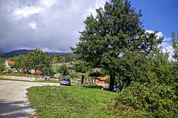 View of the village Leskoec