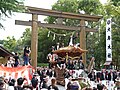 Torii gate of the main entrance to Ōtori taisha