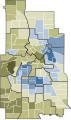 2021 Minneapolis Question 2 by precinct