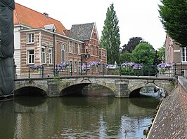 Aragonbrug aan het begin van de Mosdijk