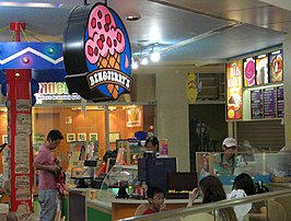 Een Ben & Jerry's-winkel in Singapore