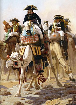 Painting of Napoleon in Egypt