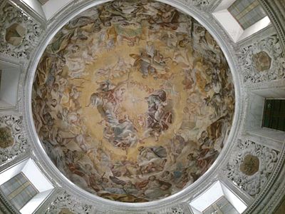 Affreschi di Angelo e Francesco Solimena nella cupola del duomo di Nocera Inferiore (1678-1680)