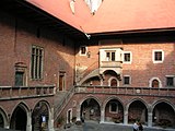 Widok dziedzińca Collegium Maius Uniwersytetu Jagiellońskiego