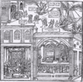 "Foxe's Book of Martyrs" kitabının 1563 baskısından bir çizim