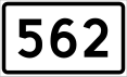 County Road 562 shield