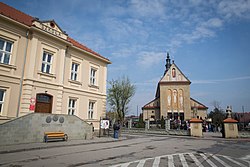 Town square in Sułkowice