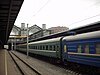 The platforms and tracks of Ladozhsky Rail Terminal in 2003