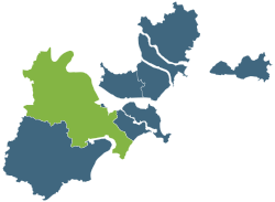 Location of Chaoyang in Shantou