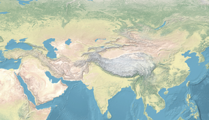 Hephthalites is located in Continental Asia