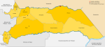 Mappa della diocesi