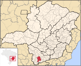 Santa Rita do Sapucaí – Mappa