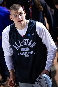 Jokić a 2022-es NBA All Star-gálán