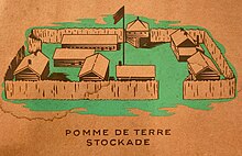 Cover of Publication showing illustration of the Pomme de Terre Stockade