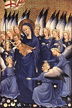 The Wilton Diptych (1395), painted for King Richard II.