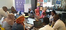 Wikimedia Sudan Comunity edit thorn for Wiki Gap 2.0