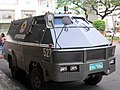 Armored van in Manila.