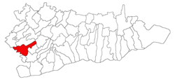 Location of Budeşti