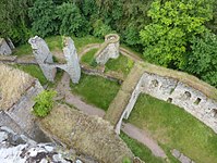 Blick in die östliche Unterburg