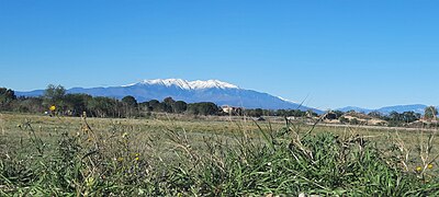 Canigou from Bompas, Perpignan, 1 April 2024