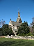 Church of Christ the Consoler, with Eleanor Cross to east