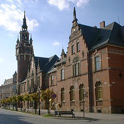 Town hall and post office