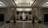 Washington, DC, August 4, 2009 – US Capitol building, east side, dome and steps.