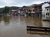 Flooding in Esneux, Belgium