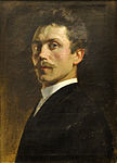 Gebhard Fugel, self-portrait, 1890