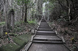 Steintreppe zum Tempel