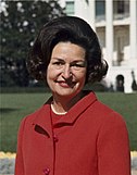 Lady Bird Johnson († 2007)