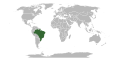 Location of Brazil