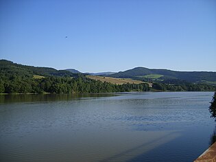 Der Stausee bei Margecany