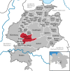 Lage der Stadt Obernkirchen im Landkreis Schaumburg