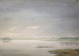 Merenlandschap, [197?] olieverf op doek 50 × 70,5 cm