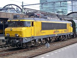 Locomotief 1604 Dordrecht van Railion te Utrecht Centraal