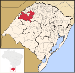 Location of Santo Ângelo