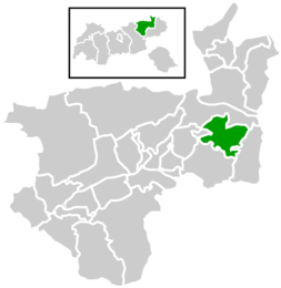 Location within Kufstein district