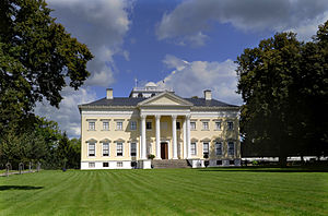 35. Platz und Landessieger Sachsen-Anhalt: Rolohauck mit Schlossfassade im Wörlitzer Park in Wörlitz